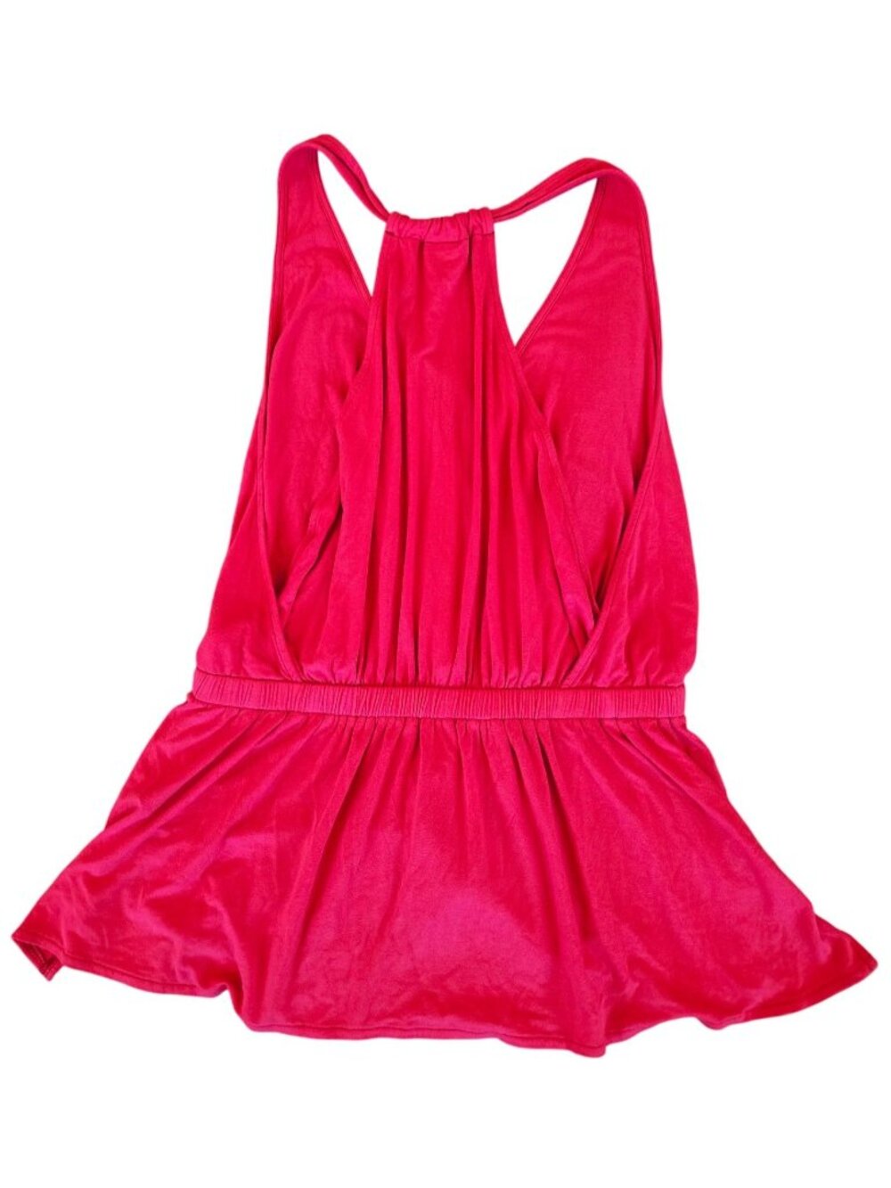 Free People Heat Wave Sleeveless Peplum Top We The Free Red Size L NWT - Picture 2 of 8